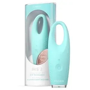 Foreo Iris 2 Lymphatic Drainage Eye Massager - Dark Eye Circle Remover & Eye Bags Remover - Enhanced Under Eye Cream Absorption - Anti Wrinkle Eye Puffiness Reducer - 2-Year Warranty - Mint