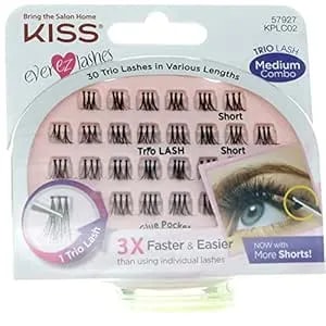 Kiss Ever-Ez Trio Lashes Medium Combo