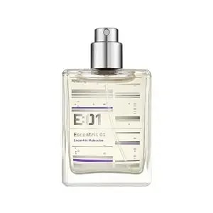 Escentric Molecules Escentric 01-30ml Portable Travel Case - Iso E Super Fragrance - Lime Peel, Pink Pepper, Incense, Musk - Woody & Cocooning Aura - Citrus, Woody & Fresh Personal Skin Scent