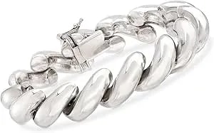 Ross-Simons Italian Sterling Silver Large San Marco Bracelet