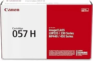 Canon Genuine 057 Black Toner Cartridge High Capacity Compatible With lbp220 Series, lbp230 Series, mf440 Series, mf450 Series