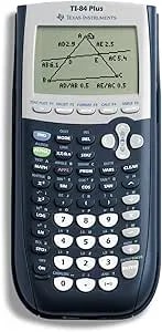 Texas Instruments TI-84 Plus Graphics Calculator, Black 320 X 240 Pixels (2.8" Diagonal)