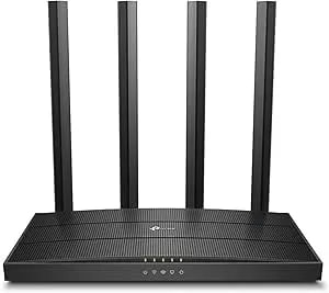 TP-Link AC1200 Gigabit Wifi Router (Archer A6) - Dual Band MU-MIMO Wireless Internet Router, 4 X Antennas, Onemesh And AP Mode, Long Range Coverage