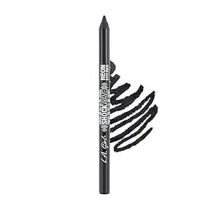 L.A. Girl Shockwave Neon Eyeliner, Blackout, 0.04 Oz.