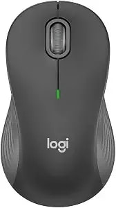 Logitech Signature m550l Standard Size Wireless Mouse Design, Silent Click, Bluetooth Or Usb Connection, Compatible With Windows, Macos, Linux, Chromeos, Ipados And Android - Graphite