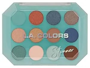 L.A. Colors 12 Color Eyeshadow Palette, Stunner c69013