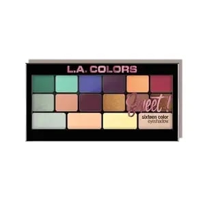 L.A. Colors Sweet! 16 Color Eyeshadow, Playful c30466