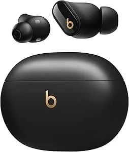Beats Studio Buds + True Wireless Noise Cancelling Earbuds - Black/Gold (Renewed Premium)