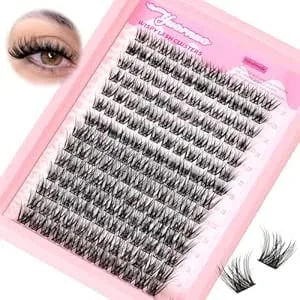 Wispy Lash Clusters 168pcs Short Eyelash Clusters 10-12mm C Curl Individual Volume Cluster Eyelash Extensions Diy Natural Looking Cluster Lashes Reusable Lash Extension (Fd-10-12mm)