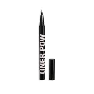 Makeup Revolution, Liner Pow Liquid Eyeliner, Black Liquid Formula, 24 Hour Wear, 0.5ml