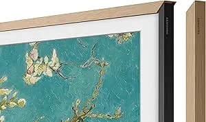 Samsung ( Modern Teak Frame Customizable Bezel, 55 Inch, 2021 Model)