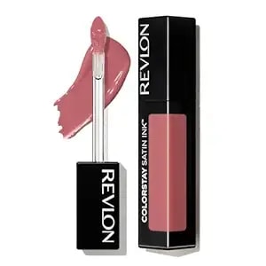 Revlon Colorstay Satin Ink Crown Jewels Liquid Lipstick, Longlasting & Waterproof Lipcolor, Moisturizing Creamy Formula Infused With Black Currant Seed Oil, 037 Majestic Rose, 0.17 Fl Oz.