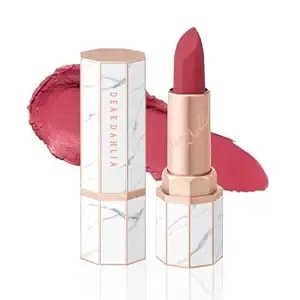 Deardahlia Lip Paradise Effortless Matte Lipstick (Ashley) - Weightless & Silky Matte Lipstick With High-Pigment Color, Long-Lasting, Dahlia Petal Tip For Easy Use. Vegan & Cruelty-Free. 0.11 Oz