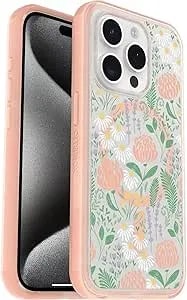 Otterbox Iphone 15 Pro Max (Only) Symmetry Series+ Case - Peachy Bloom, Snaps To Magsafe, Ultra-Sleek, Raised Edges Protect Camera & Screen - Non-Retail Packaging