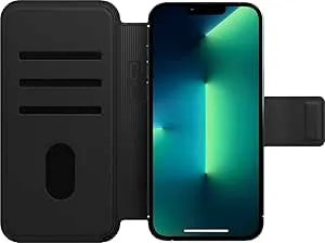 Otterbox Detachable Folio Wallet (Case Sold Separately) For Magsafe - Iphone 12 Pro Max & 13 Pro Max - Shadow (Black)