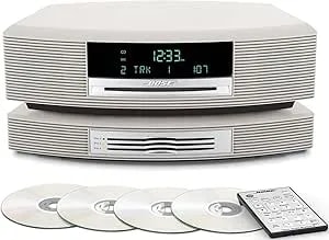 Wave Music System Iii With Multi-Cd Changer - Platinum White (Renewed)