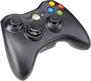 Xbox 360 Wireless Controller Black By Microsoft (Renewed)