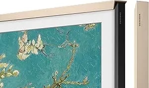 Samsung 50” The Frame TV Customizable Bezel, Magnetic, Quick And Easy Installation, VG-SCFC50SGMZA, 2023, Sand Gold Metal