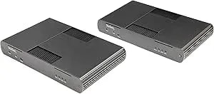 Startech.Com 4-Port Usb 3.0 Extender Hub With 1x Gigabit Ethernet Port Extension Over Single cat6a/cat7 Cable (rj45) - 330ft (100m) - Usb Extender Kit (Usb-A) - 5gbps Usb 3.2/3.1 Gen 1 (usb3004ext2)