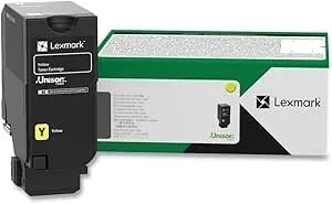 Lexmark Yellow Return Program Toner Cartridge For Us Government, 7000 Yield (74c0syg)