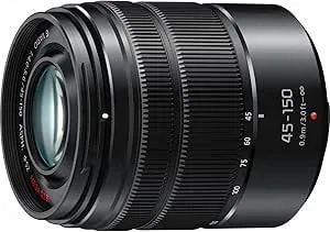 Panasonic Lumix G Vario 45-150mm f4.0-5.6 Asph Mirrorless Camera Lens With Optical Stabilizer, Micro Four Thirds Mount, H-fs45150ak (Usa Black)
