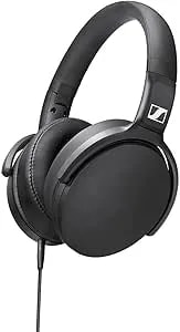 Sennheiser Hd 400s Closed-Back Over-Ear Wired Headphones – Lightweight Foldable Design, Inline Smart Remote, Balanced Sennheiser Sound, Comfortable Noise-Reducing Fit