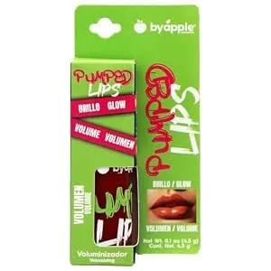 By Apple Pumped Lips Lip Gloss – Apple Spicy Red– High Shine With Vitamin E – 0.1 Fl Oz
