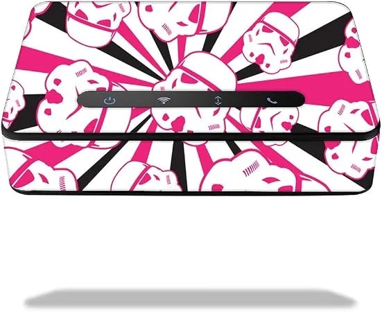 Mightyskins Skin Compatible With Amazon Echo Connect - Pink Trooper Storm - Protective, Durable, And Unique Vinyl Decal Wrap Cover - Easy To Apply, Remove, And Change Styles - Made In The Usa