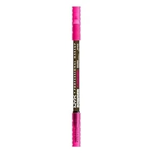 Nyx Professional Makeup Powder Louder Eyebrow Pencil, Brow Pencil With Buildable Volume For Up To 12hr Wear, Vegan Formula - Taupe