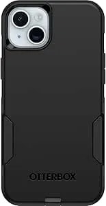 Otterbox Iphone 15 Plus And Iphone 14 Plus Commuter Series Case - Black, Slim & Tough, Pocket-Friendly, With Port Protection