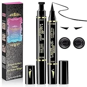 Imethod Winged Eyeliner Stamp - 2 Pens, Perfect Wing Cat Eye Liner, Waterproof & Smudge-Proof, 10 Mm