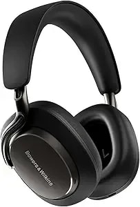 Bowers & Wilkins px8 s2 Wireless Over-Ear Headphones, Onyx Black, Bluetooth Headphones With Active Noise Cancelling, Hi-Res Audio, 30 Hours Of Playtime, Usb-C 15-Min Quick Charging