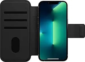 Otterbox Detachable Folio Wallet (Case Sold Separately) For Magsafe - Iphone 12, Iphone 12 Pro, Iphone 13, & Iphone 13 Pro - Shadow (Black)