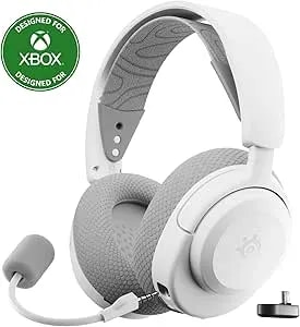 Steelseries Arctis Nova 3X Wireless Multi-Platform Gaming Headset — Mobile App Control — 40 HR Battery — Neodymium Magnetic Drivers — 2.4GHz/Bluetooth — Xbox, PS5, PC, Switch, Mobile — White