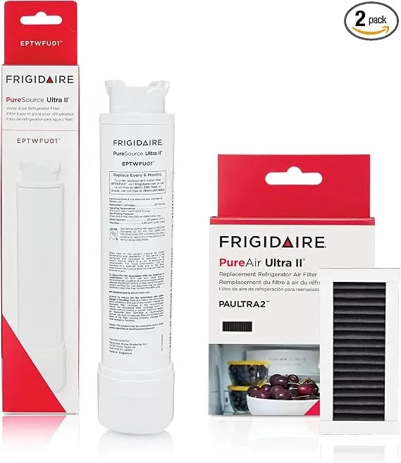 Frigidaire eptwfu01 Water Filter & paultra2 Air Filter Combo Kit – Exact Replacement – Verify Filter Type Before Purchase