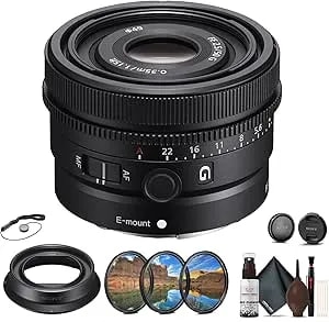 Sony Fe 50mm F/2.5 G Lens (sel50f25g) Compact Portrait And Street Photography E‑Mount Lens + Filter Kit + Cap Keeper + Cleaning Kit + More
