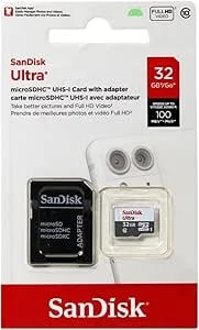 Sandisk 32gb Ultra Microsdhc Card Class 10 (Sdsdqua-032g-a11a)