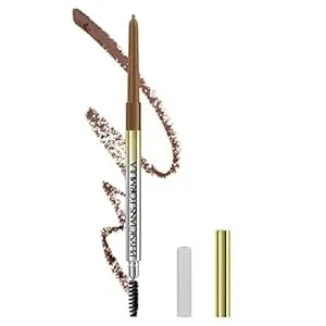 Physicians Formula Eyebrow Retractable Slim Definer Brow Pencil, Taupe Brown, Dual-Sided Brow Brush, Fine Tip, Shapes, Defines, Fills Brow Makeup - Dermatologist Tested, Clinicially Tested