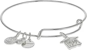 Alex And Ani 2023 Graduation Cap Charm Bangle Bracelet