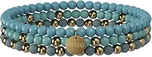 Enso Rings Embrace Silicone Bracelet - Smooth, Lightweight Beaded Bracelets