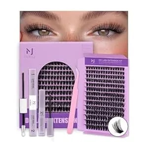 Fluffy Lash Clusters 280pcs Eyelash Extension Kit Thick 100d Volume Cluster Lashes Extension Kit With Bond And Seal For Individual Lashes Diy Lash Extension Kit By Jomay