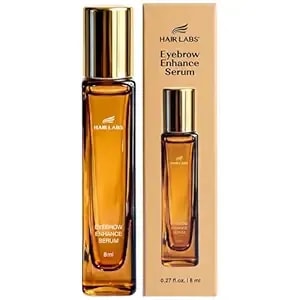 Eyebrow Enhance Serum With 5 Peptides & Resurrection Plant, Supports Fuller, Healthier-Looking Brows, Roll-On For Brows & Hairline, 8ml For Men & Women