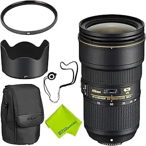 Nikon Af-S Nikkor 24-70mm F/2.8e Ed Vr Lens Base Bundle