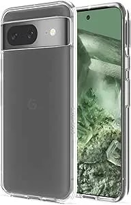 Case-Mate Google Pixel 8 Case [6.2”, 2023] [12ft Drop Protection] [Wireless Charging] Signature Clear Phone Case For Google Pixel 8 - Anti-Yellowing, Anti-Scratch Tech, Shockproof Materials, Slim Fit