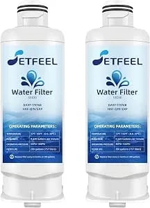 da97-17376b Water Filter Replacement For Samsung Refrigerator rs27t5200sr rs22t5201sr rf28r7201sr rf27t5201sr rf29a9671sr Haf-Qin/Exp rf27t5241sr rf28t5001sr rf27t5201sg rf28r7351sr, 2 Pack