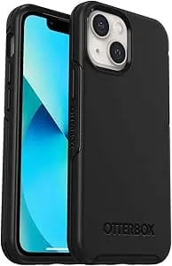 Otterbox Iphone 13 Mini & Iphone 12 Mini Symmetry Series Case - Black, Ultra-Sleek, Wireless Charging Compatible, Raised Edges Protect Camera & Screen