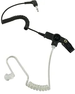 Motorola Solutions rln4941a Remote Speaker Microphones With 3.5mm Audio Jack (Black/Clear)