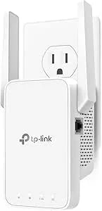 TP-Link AC1200 Wifi Extender, 2023 Engadget Best Budget Pick, 1.2Gbps Signal Booster For Home, Dual Band 5GHz/2.4GHz, Covers Up To 1500 Sq.Ft And 30 Devices,Support Onemesh, One Ethernet Port (RE315)
