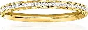 Ross-Simons 0.70 Ct. T.W. Cz Eternity Band In 14kt Yellow Gold