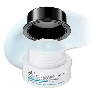 Belif Aqua Bomb – Daily Niacinamide Hydrating Moisturizer, Lightweight Plumping Facial Cream With Hyaluronic Acid & Squalane, Cooling Effect, Anti-Aging Korean Skincare, 0.84 Fl Oz (25ml)